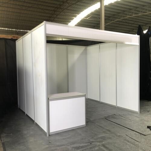 Aluminum Portable Modular Shell Scheme Exhibition Booth 3x3 instock