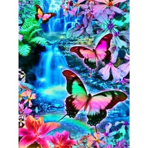 Flowers DIY 11CT Embroidery Cross Stitch Kits Needlework Craft Set Printed Canvas Cotton Thread Home Decoration For Design