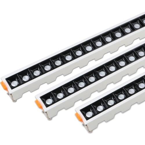 Dimmable LED Downlight Spot Light line light bar creative linear long strip CRI>85 living room corridor light Recessed Light