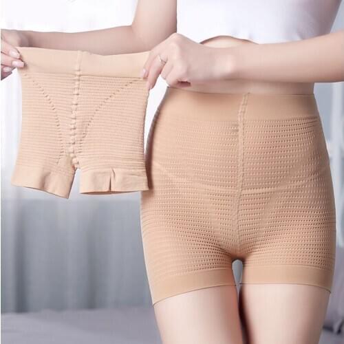 Elastic body shaping Women plus size Safety Pants Soft And Comfortable nylon Cotton Material Boxer Shorts With Lace Panties New