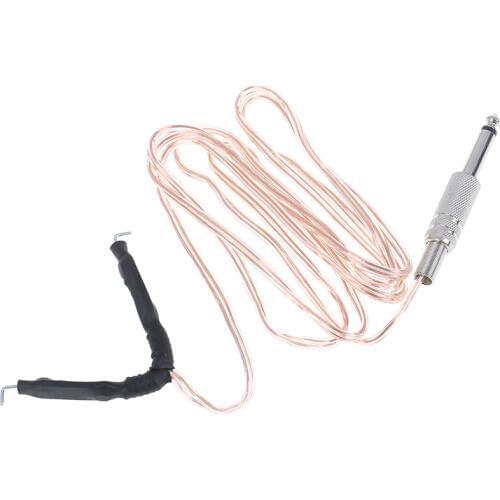 Hot 1Pc Metal Head Professional Switch Pedal Transparent Microphone Clipcord TattooHook Line For Tattoo Power Supply Machine Kit