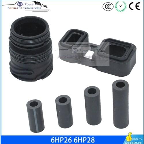 6HP26 6HP28 Valve Body to case Sleeve Connector Seal kit 6pcs for FORD BMW ZF6HP26 6HP-26
