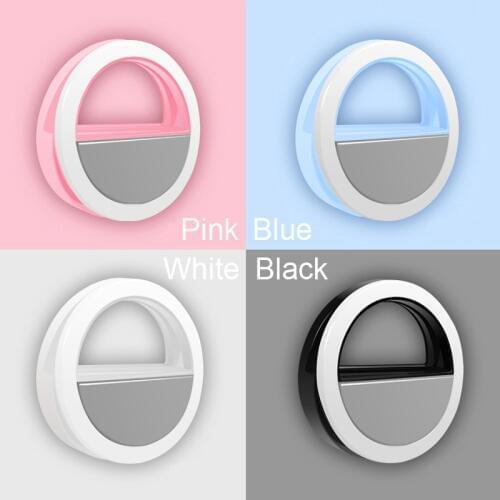 Mycyk new mobile phone selfie beauty fill light livestreaming beauty thin face fill light Night Darkness 4kinds battery powered