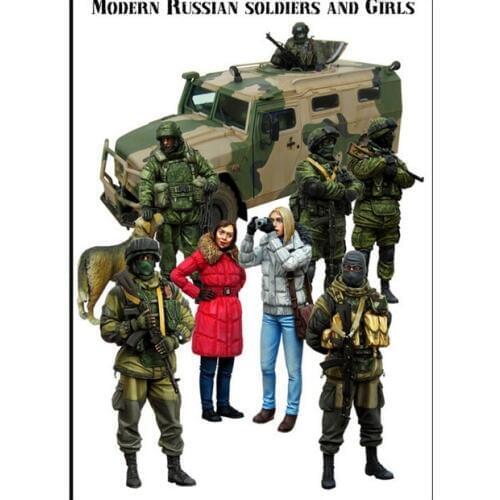 1/35 Scale Models Russian soldiers in Ukraine set Figure Resin Model Kit Free Shipping