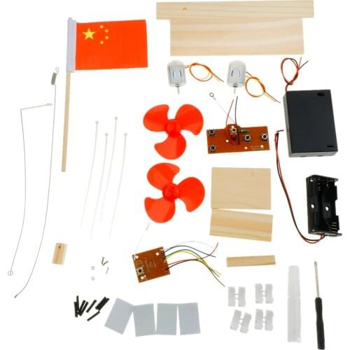 Science Technology DIY RC Remote Control Boat Model Scientific Experiment Materials Kids Toy