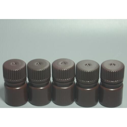 New Brown Plastic Bottole ,5ML Armber PET Reagent Bottle,Lab Reagent Bottle,Heavy Wall,Lab Plasticware