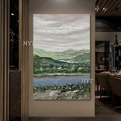 New Design Hand painted Canvas Painting Wall Art Abstract Oil Painting Home Decoeation Artist Painted Living Room Wall No Frame