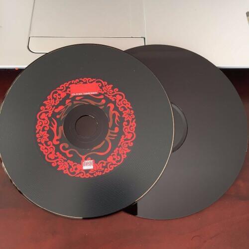 Wholesale 50 discs A+ Blank Printed 52x 700MB Red Black CD-R