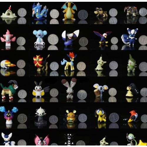 Genuine Pokemon Action Figure MC Gyarados Dragonite Model First Generation Sandygast Pocket Monster Collectibles Boys Gifts