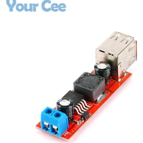 Dual USB Output 9V/12V/24V/36V to 5V Car Charger Switch 5V DC-DC Power Supply Module 3A Buck Regulator