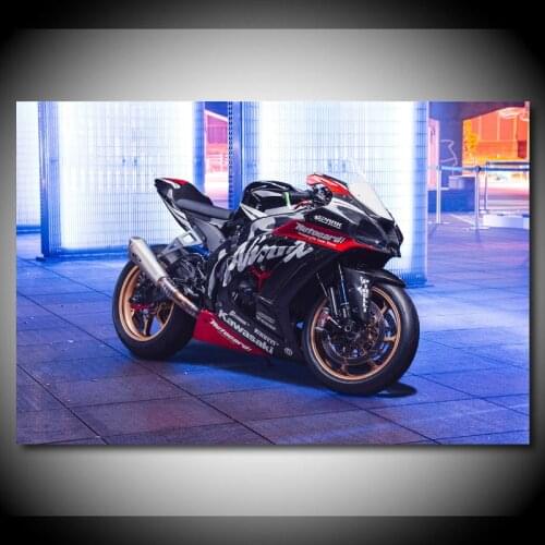 Modern Wall Art Decorative Paintings Kawasaki Ninja ZX-10R Sport Motorcycle Canvas Posters and Prints Living Room
