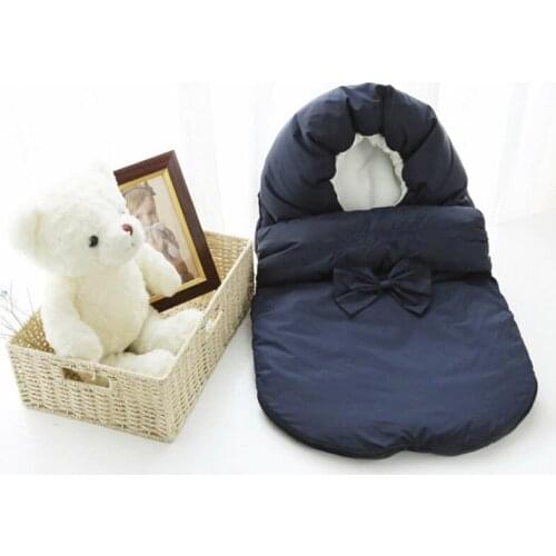 Ainomi Baby Sleeping Bag stroller warm winter Envelope Kids Thick foot cover for pram wheelchair Infant stroller foot muff