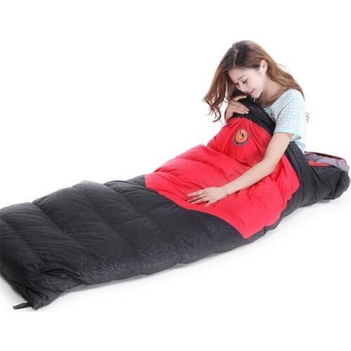 Camcel Ultralight Camping Sleeping Bag Adults White Duck Down Sleeping Bag Ultralight Camping Accessories Camping Sleep 2700g
