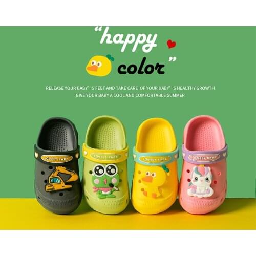 Girls Comfort Clogs Kids Slip On Garden Shoes Boys Lightweight Beach Pool Slide Sandals Shower Slipper (Toddler/Little Kids)