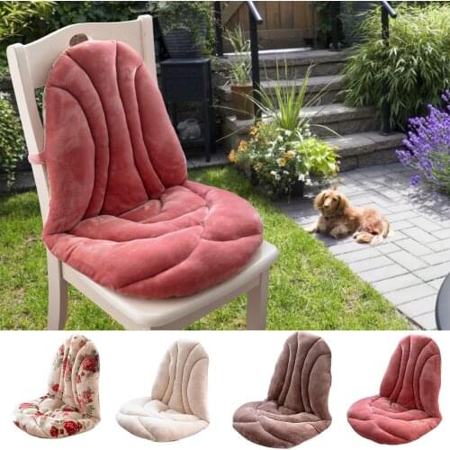 Unique Flannel Chair Cushion Thickened Seat Mat For Autumn Winter Throw Pillows