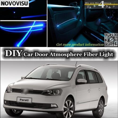 NOVOVISU For Volkswagen VW Gol Parati Pointer Saveiro Voyage G2 G3 G4 G5 interior Ambient Light Atmosphere Fiber Optic Light
