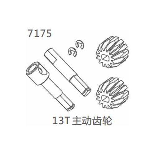 ZD Racing Parts 1:10 10427-S 10421-S 10423-S 9102 9103 9105 9106-S Active Gear Fitting Group RC Car Car Parts No.7175 Original