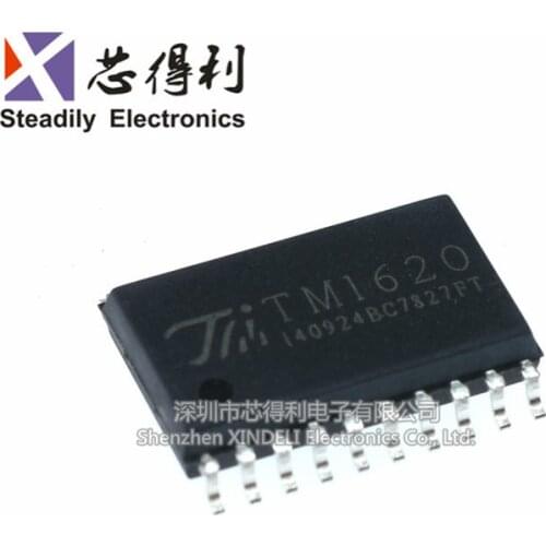 10pcs/lot Tm1620b LED Driver IC Tm1620 Sop-20 Days Micro Brand New & Original