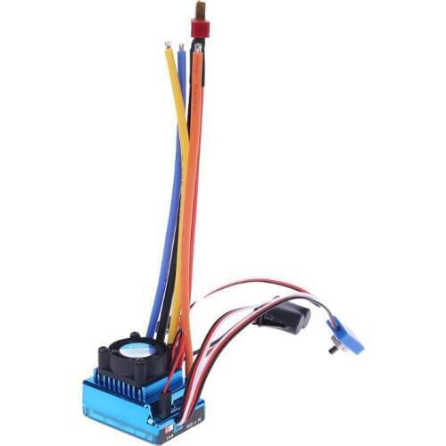 120A Waterproof Sensorless Brushless Speed Controller ESC for RC Car Truck 57BF