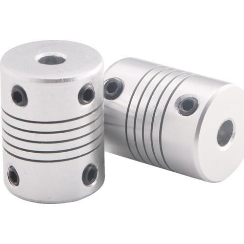 D19L25 Spring Flexible Coupling CNC Shaft Stepper Motor Coupler Connector 5/6/6.35/8mm