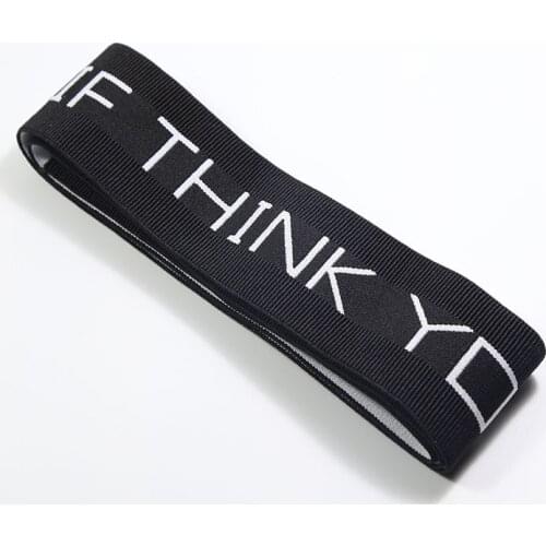 Mention of lettersElastic Bands 50MM Elastic Ribbon Clothing Bags Trousers Elastic Rubber 5CM DIY Sewing Accessories rubber band