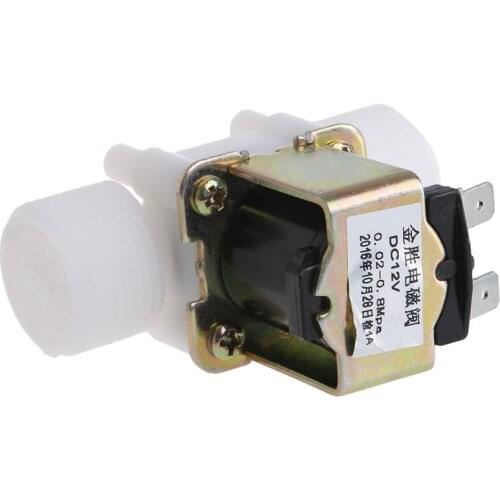3/4" DC 12V PP N/C Electric Solenoid Valve Water Control Diverter Device Dropshipping