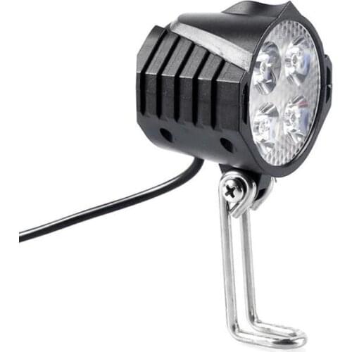 Ebike E-Bike 12V 24V 36V 48V 60V 72V Electric Bicycle Light with Horn Waterproof High Quality Headlight Horn Set Front Headlight