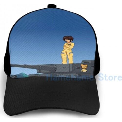 Fashion Suzuki (Girls Und Panzer) Basketball Cap men women Graphic print black Unisex adult hat