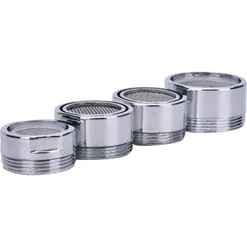 Kitchen Water Saving Faucet Accessories 20/22/24mm Chrome Plastic Faucet Tap Nozzle Thread Swivel Aerator Filter Sprayer