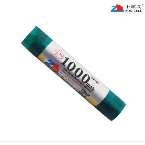 In 1000mAh micro tool 13600 3.7V cylindrical 5C high power lithium polymer battery toys Rechargeable Li-ion Cell