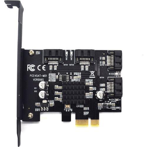 Marvell 88se9215 PCI-E/PCIE SATA Controller SATA 3 PCIE PCI Express SATA Expansion Cards PCI E SATA3 HUB SATA3.0 Port Multiplier