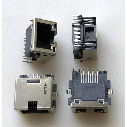 Laptop PCB motherboard network card port network cable interface socket connector 13P