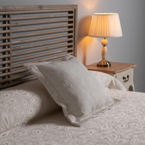 Quilt leaves raw cotton-polyester 250x270 cm