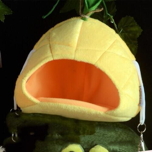 Pet Bed Banana /Pineapple Design Hamster Ferret Rat Supplies Animals Nest Bed House Nest Hanging Hammock Squirrel Pet Small D9D7