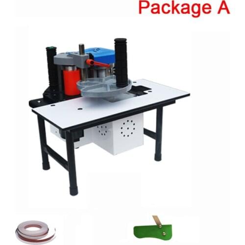 Portable edge banding machine woodworking manual small automatic hot melt adhesive for home improvement furniture