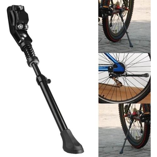 Bike Kickstand Adjustable Aluminum Alloy Bike Side kick Rack Bike Bicycle Stand Stand Parking Mountain C4W8