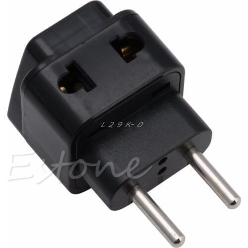 1 PC Universal UK/US/EU/AU to EU EUROPE Plug Travel Power Adapter Splitter converter