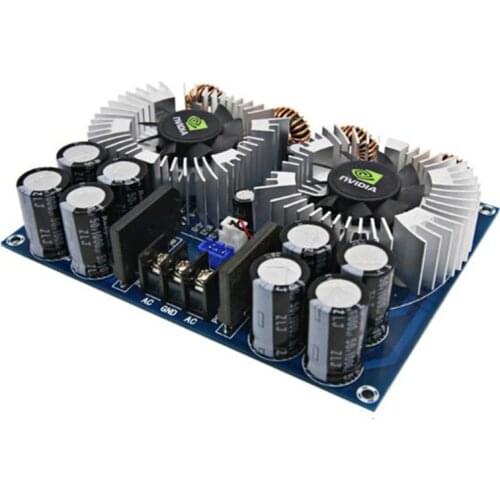 XH-M254 high power TDA8954TH dual core digital power amplifier board audio amplifier board with fan 420W*2