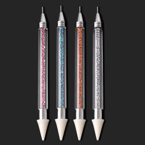 Dual-ended Rhinestone Dotting Pen, Handle Manicure Nail Art DIY Decoration Tool