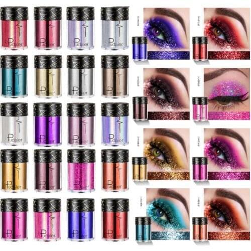 1 Pc Shimmering Glitter Eyeshadow Powder Universal Party Eye Shadow Makeup Matte Silky Muti-purpose Maquillaje Cosmetics TSLM1