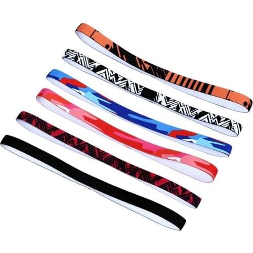 1pcs Yoga Running Fitness Headband Sport Hair Band Yoga Football Anti-slip Elastic Sweatband Gym Sport Headband Accessories