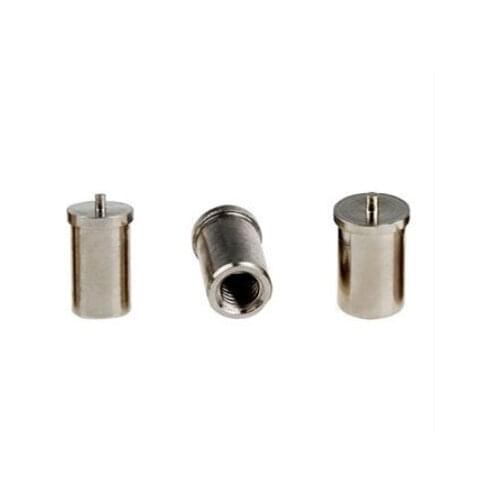 34pcs M3 spot welding nut muff sleeve inner thread stud soldering nuts muffs sleeves stainless steel flat head nail 29mm-35mm