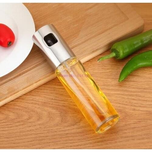 50pcs Kitchen Baking Oil Cook Oil Spray Empty Bottle Vinegar Bottle Cooking Tool Salad BBQ Cooking Glass Oil sprayer