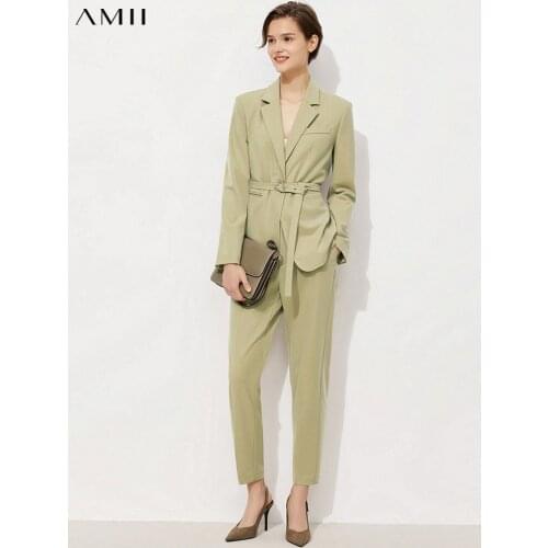 Женские деловые брючные костюмы Amii China At AliExpress