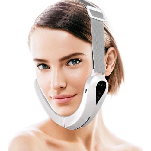 EMS Facial Massager Facial Lifting Reduce Double Chin V Line Lift Belt Cellulite Jaw Exerciser Cheek Firming for Anti agin