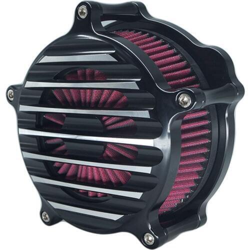 Nostalgia Venturi Intake Air Cleaner Filter for Harley XL Sportster 883 1200 Softail Dyna Touring Big Twin Cam FLT FLST FXDLS M8