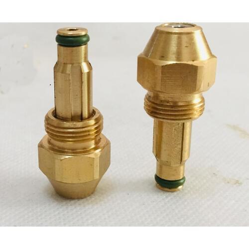 Waste oil burner nozzle,oil burner jet,siphone full cone oil nozzle, burner oil injector,air atomizing nozzle