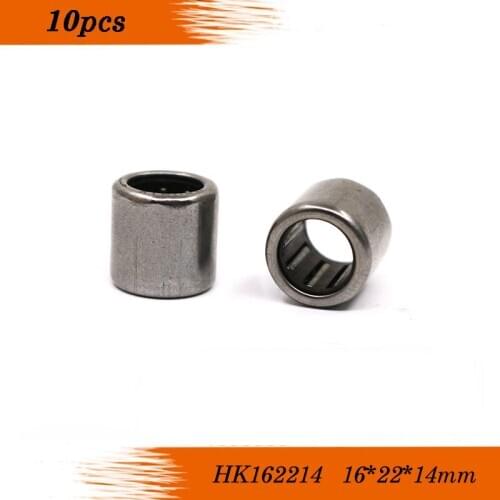 10pcs HK162214 mm needle roller bearing +whosale and retail draw cup bearing 16X22X14MM