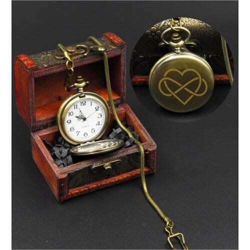 Black And Gold Color The Köstekli Pocket Watch And Decorative Crate Box Special Occasions Gift For Father, Brother, Dear, For Friends