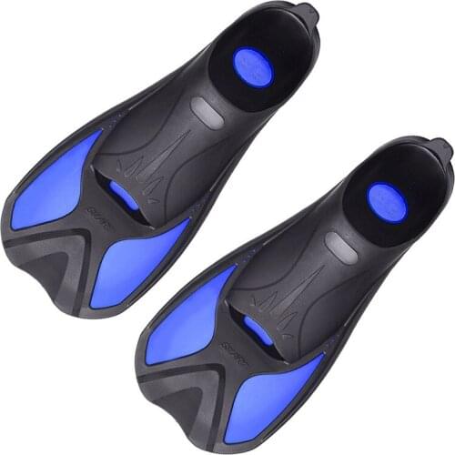 4 Color 38-45 Yards TPR PP Diving Short Fins